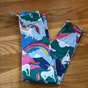 Mini boden unicorn leggings 4-5T